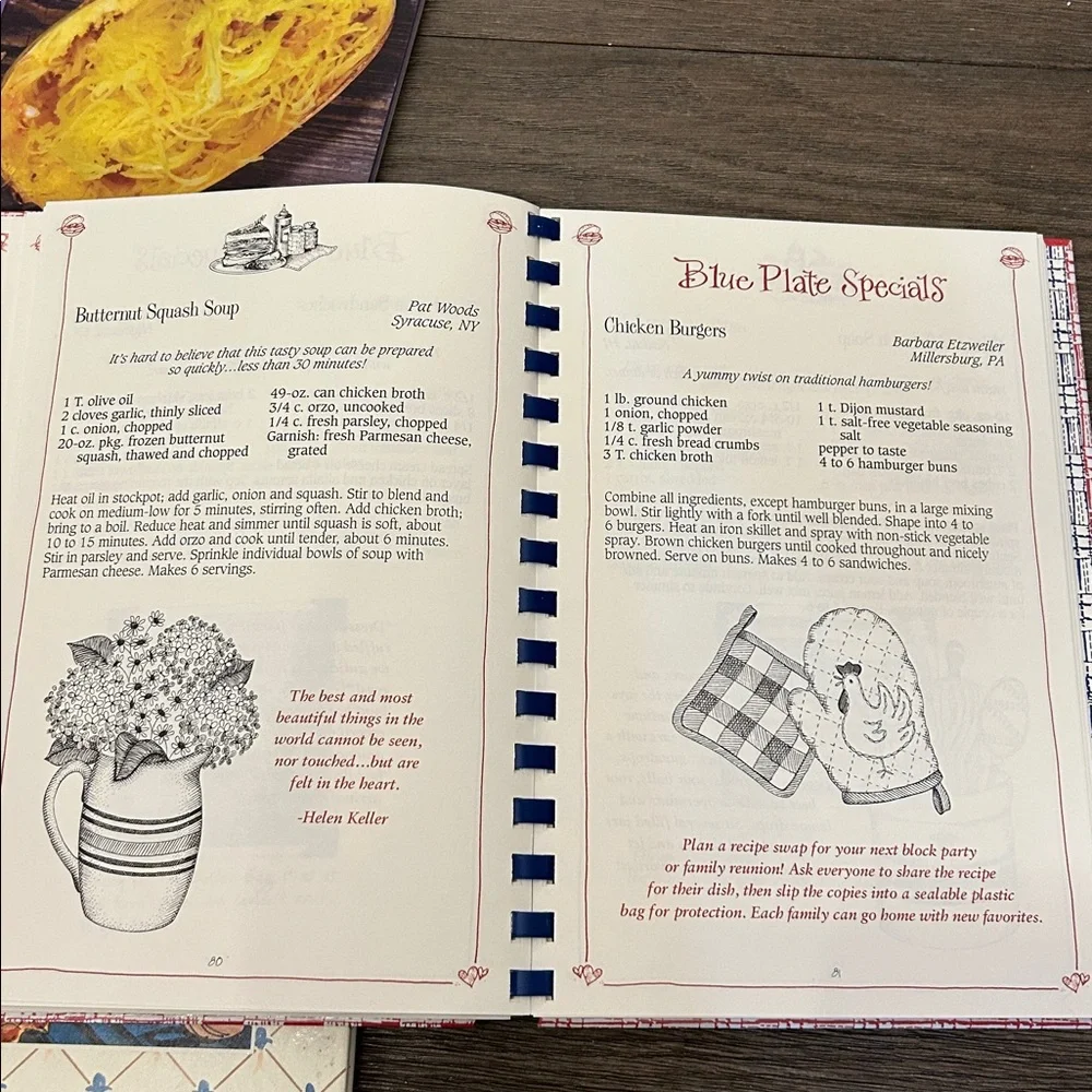 Vintage Cookbook Collection - Set of 5 unique celebrating adoption kids party